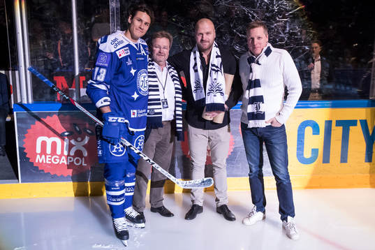 Leksands Jon Knuts, Åke Norström och Torbjörn Olsson vid