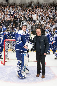 Leksands målvakt Henrik Haukeland utsedd till matchens