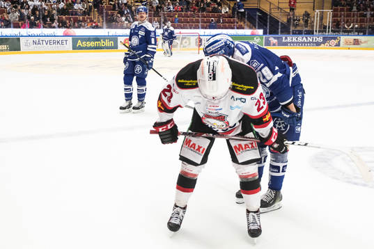 Malmö Redhawks Christoffer Forsberg deppar i