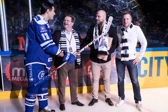 Leksands Jon Knuts, Åke Norgren, Jonas Frögren och