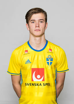 Alexander Ahl Holmström i P17/99-landslaget