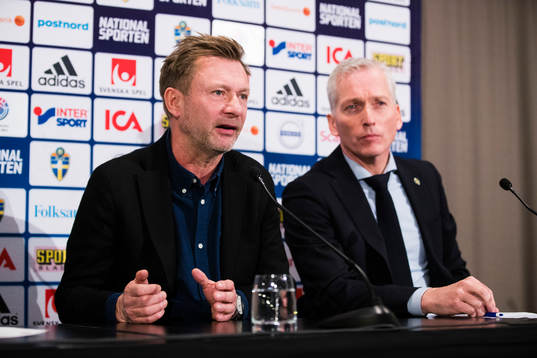 Blivande förbundskapten Peter Gerhardsson och Svenska