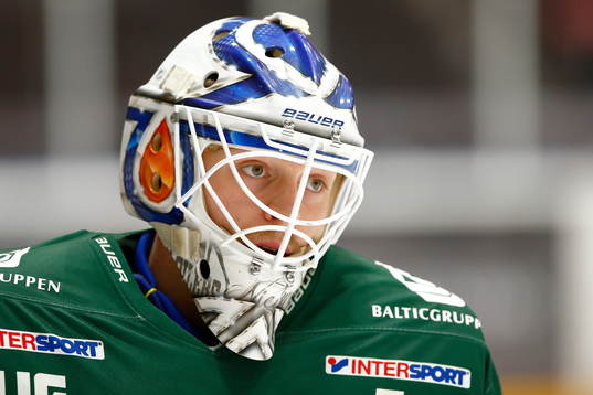 Björklövens målvakt Niklas Lundström