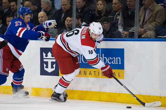 New Yorks Ryan McDonagh och Carolinas Elias Lindholm