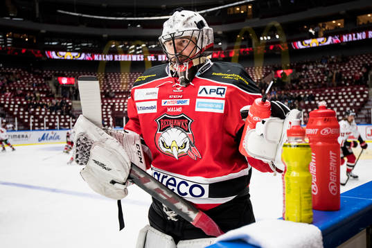 Malmö Redhawks målvakt Cristopher Nihlstorp