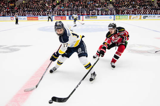 s Erik Brännström och Malmö Redhawks Lars Bryggman