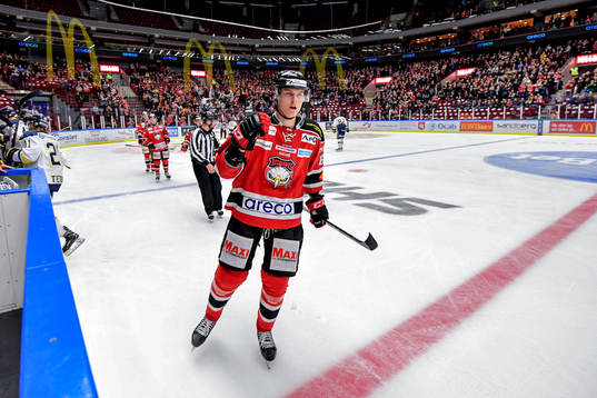 Malmö Redhawks Fredrik Händemark jublar
