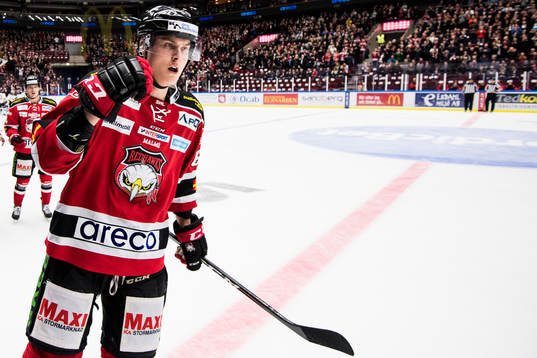 Malmö Redhawks Fredrik Händemark jublar