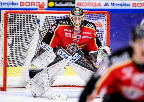 Luleås målvakt Joel Lassinatti