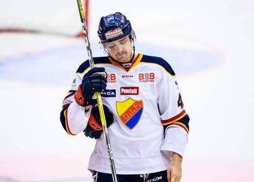 Djurgårdens Linus Johansson deppar