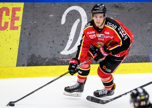Luleås Christian Jaros med pucken