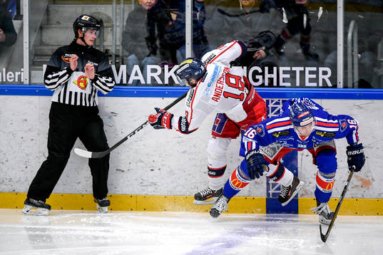 Oskarshamns Arpi Piispanen och Västerviks Fredric Andersson