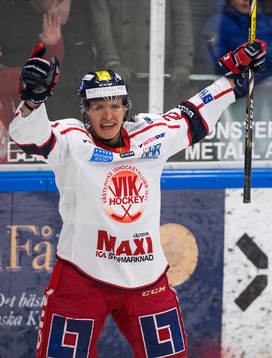 Västerviks Mats Josten Fröshaug jublar