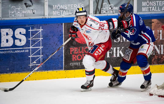 Västerviks Victor Öhman och Oskarshamns Fredrik Styrman