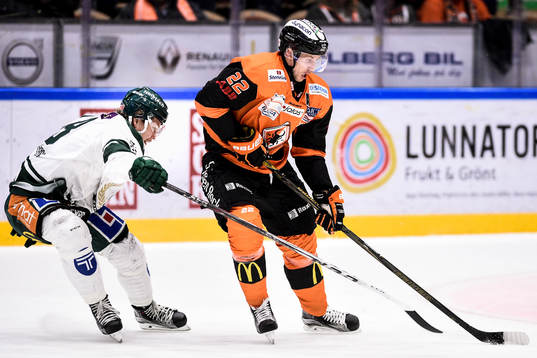 Färjestads Andreas Jämtin och Karlskronas Alexander