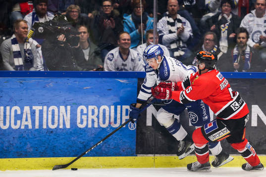 Leksands Tobias Forsberg och Örebros Gustav Backström