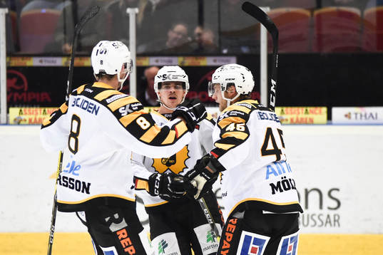 Skellefteås spelare jublar