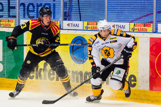 Brynäs Lucas Carlsson och Skellefteås Andrew Calof
