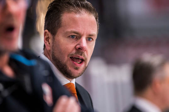 Karlskronas assisterande tränare Mikael Aaro