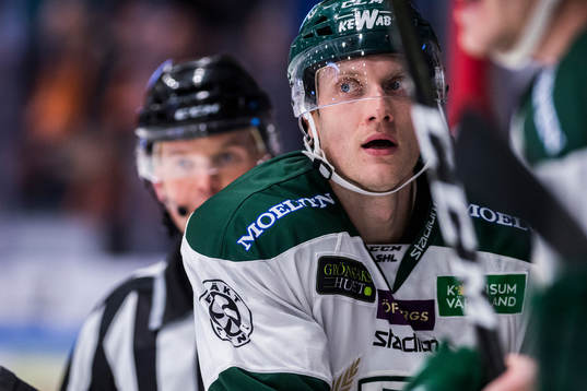 Färjestads Johan Ryno deppar