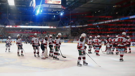 Malmö Redhawks spelare deppar