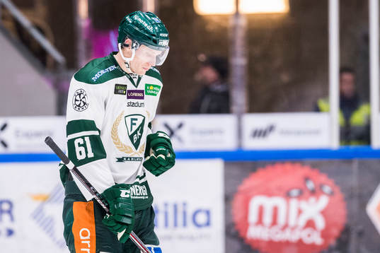 Färjestads Johan Ryno deppar