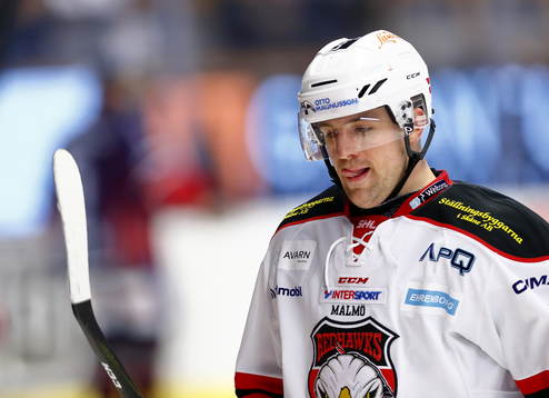 Malmö Redhawks Nichlas Hardt deppar