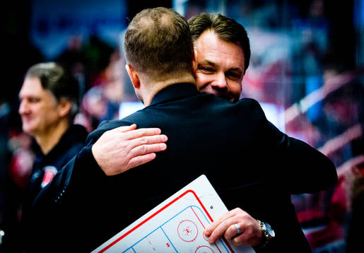 Örebros tränare Johan Tornberg och tränare Lars Ivarsson