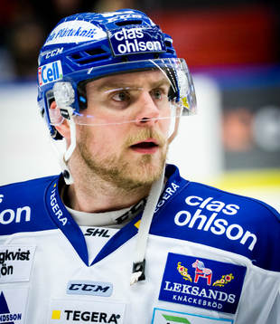 Leksands Nichlas Torp är arg