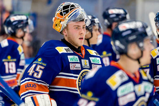 Växjös målvakt Viktor Andrén