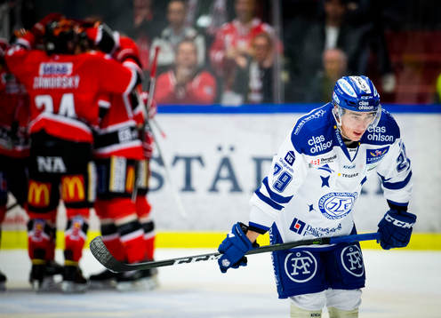 Leksands Tobias Forsberg deppar