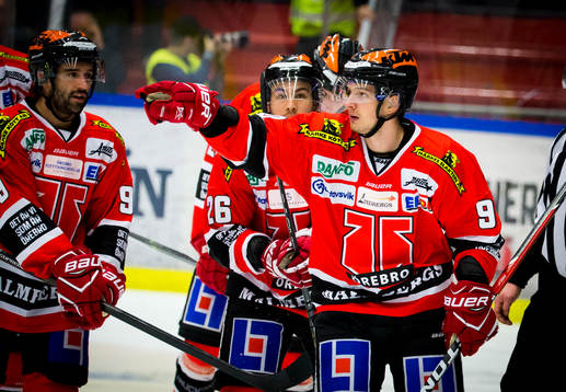 Örebros Libor Hudacek jublar