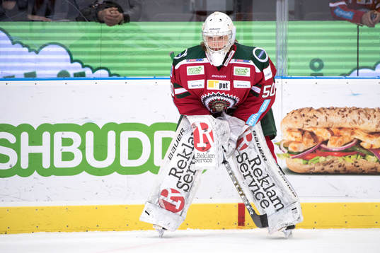 Frölundas målvakt Arvid Söderblom
