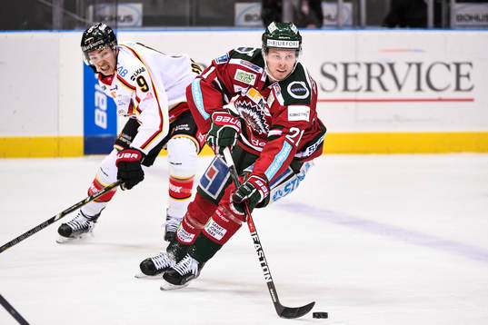 Frölundas Christoffer Ehn och Luleås Johan Forsberg