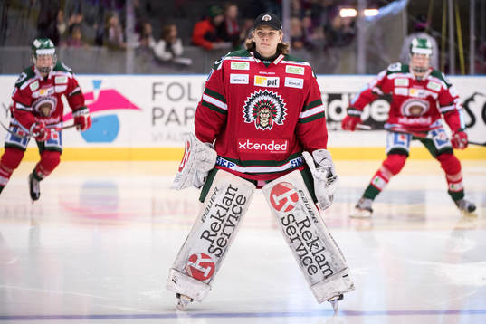 Frölundas målvakt Arvid Söderblom