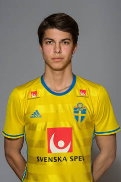 Melvin Mårtensson Almevid i P16/00-landslaget