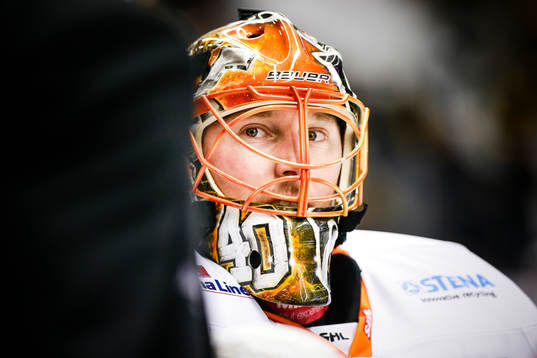 Karlskronas målvakt Johan Holmqvist