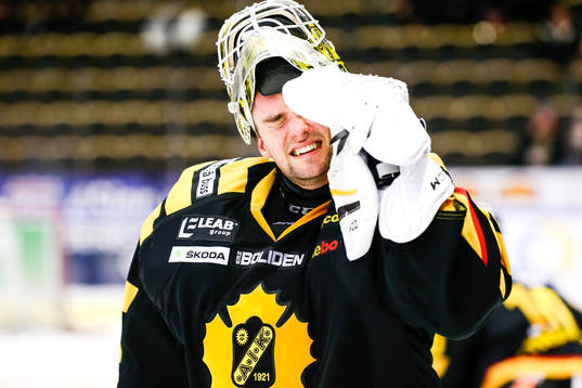 Skellefteås målvakt Gustaf Lindvall