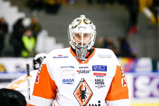 Karlskronas målvakt Johannes Jönsson