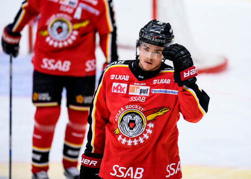 Luleås Oscar Engsund deppar
