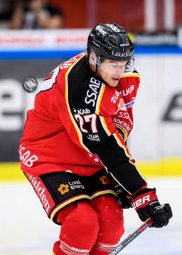 Luleås Brendan Mikkelson täcker skott