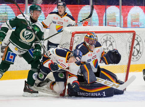 Färjestads Alexander Johansson och Djurgårdens   Markus