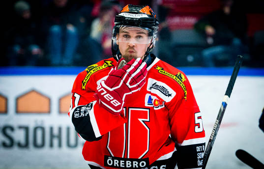 Örebros Gustaf Fransen deppar