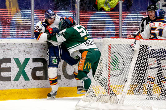 Djurgårdens Daniel Brodin och Färjestads Ole-Kristian