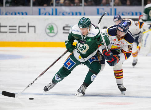 Färjestads Andreas Jämtin  och Djurgårdens Mikael Ahlén