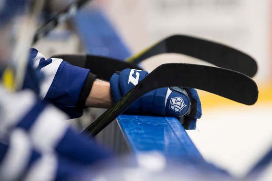 Leksands handske i ishockeymatchen i SHL mellan Leksand och