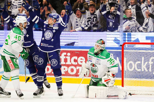 Rögles målvakt Oscar Dansk deppar