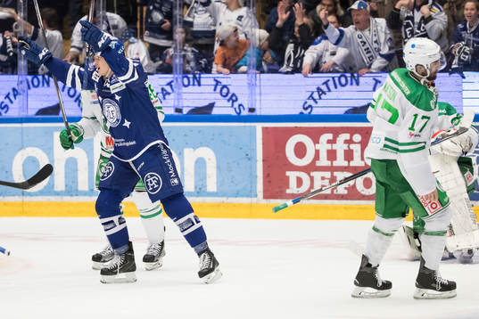 Leksands Martin Karlsson jublar