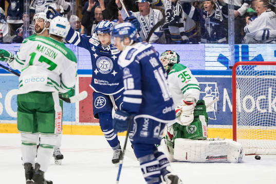 Leksands Martin Karlsson jublar