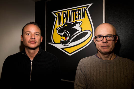 Panterns ordförande Mattias Schönhult och sportchef